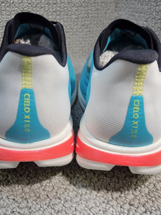 Hoka One Cielo X1 2.0 Unisex Size W12.5 M11.5 Frost Black Running Shoes 1162053 main image 9